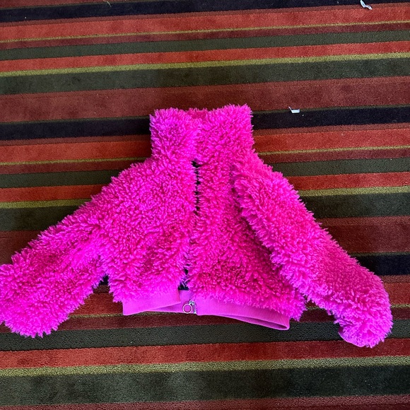 Urban Outfitters Pink Fuzzy Coat - Picture 5 of 5